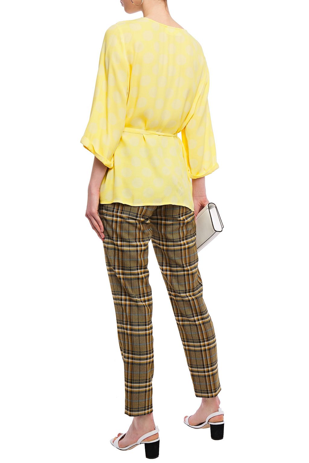 AMERICAN VINTAGE Totitouk printed twill wrap top