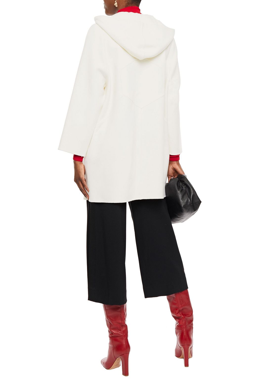 VALENTINO GARAVANI Wool and cashmere-blend hooded coat
