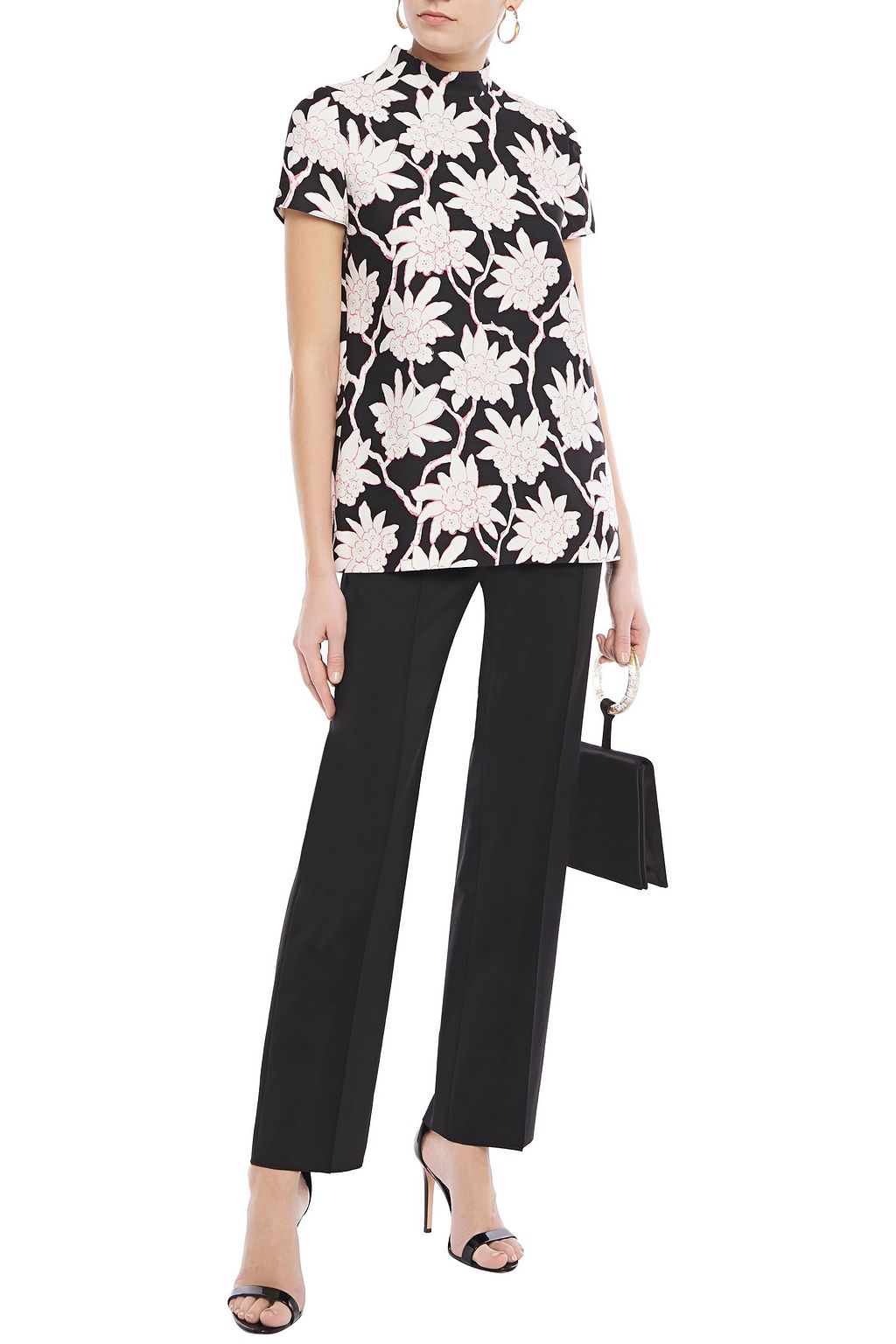 VALENTINO GARAVANI Stretch-wool twill straight-leg jeans