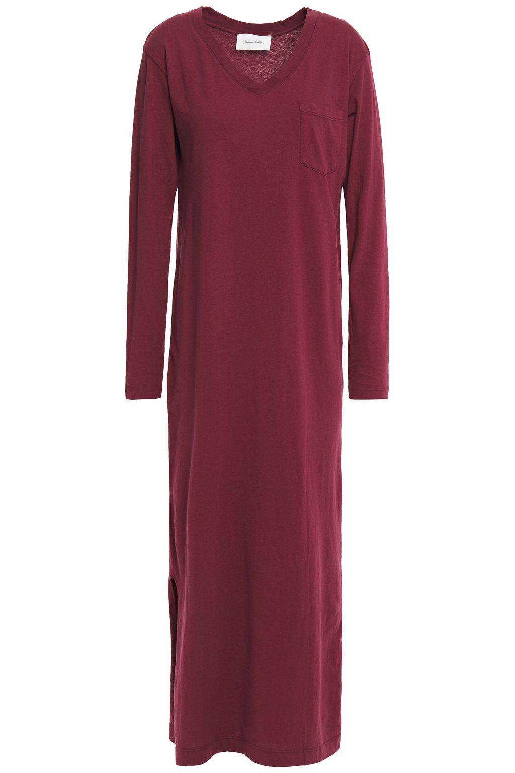 cotton jersey midi dress