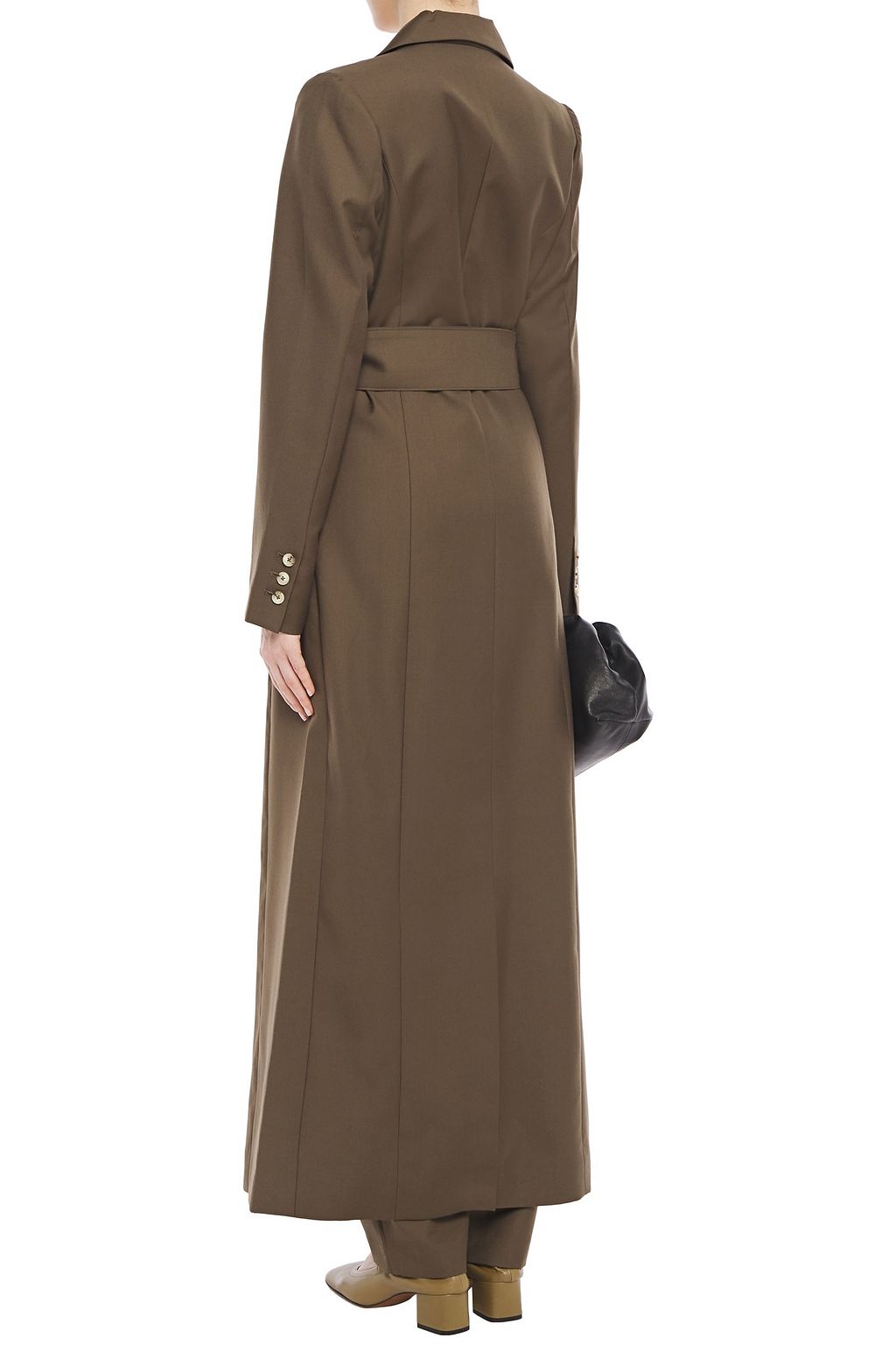 ANNA QUAN Noral belted wool-twill coat