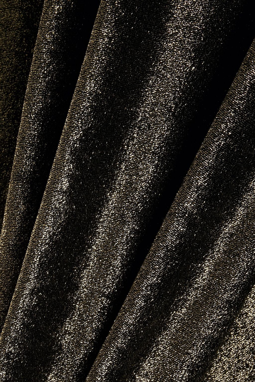 F.R.S FOR RESTLESS SLEEPERS Dedalo gathered metallic velvet maxi dress