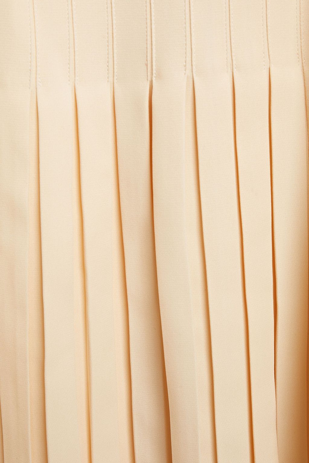 VALENTINO GARAVANI Pleated silk crepe de chine top