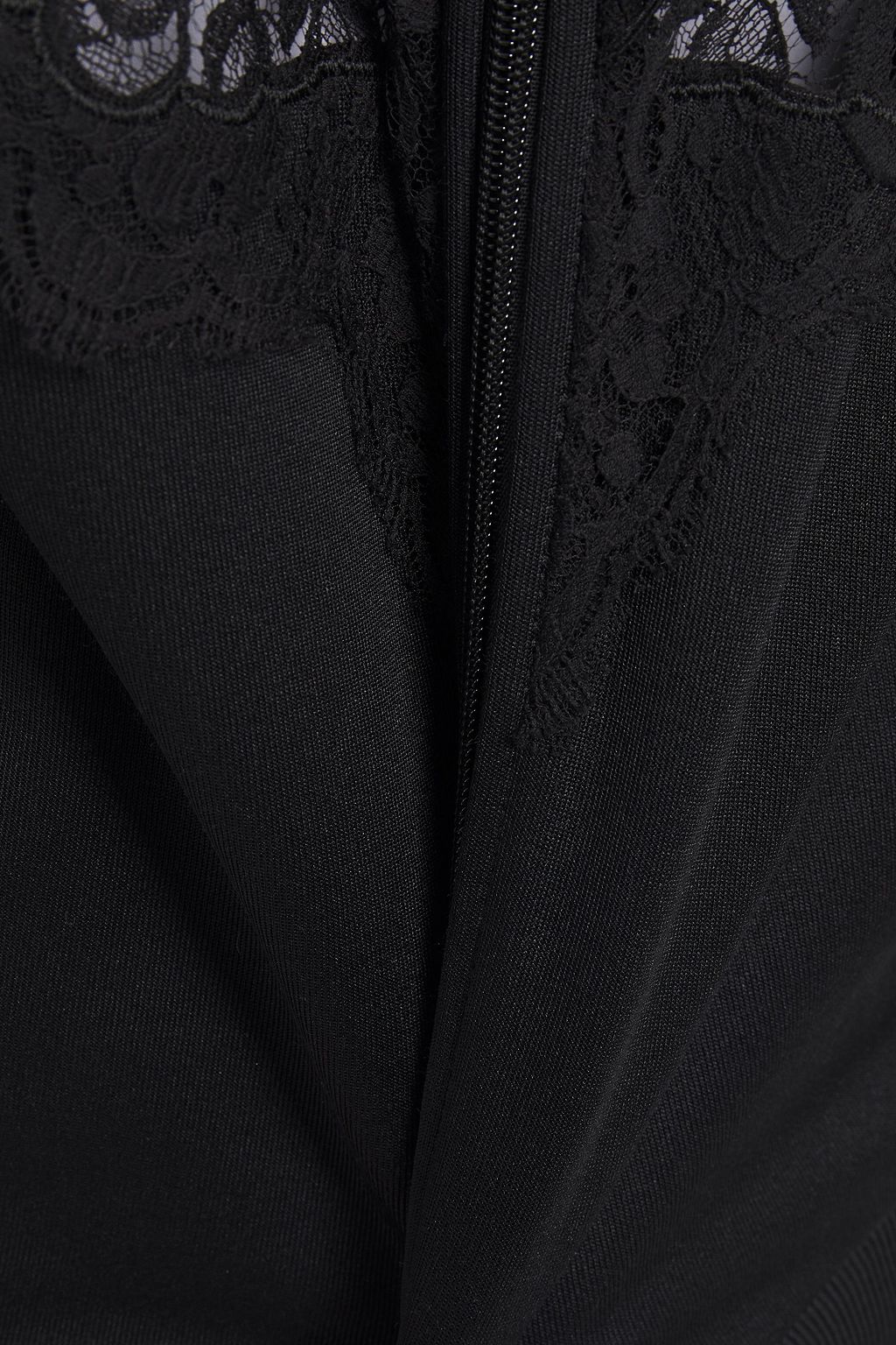 ADIDAS BY STELLA MCCARTNEY Lace-paneled jersey bomber jacket