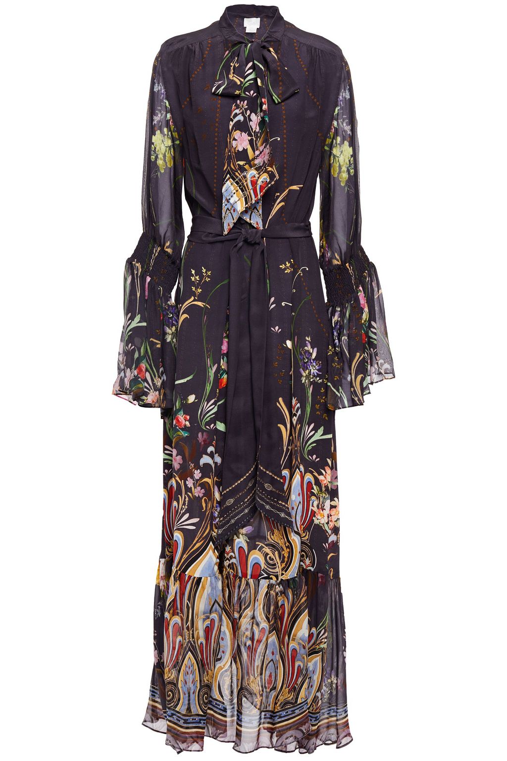 wildflowers embroidered maxi dress