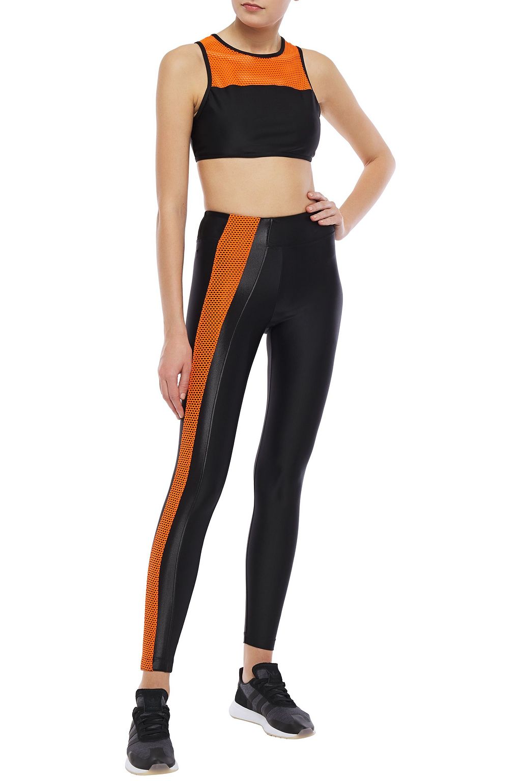 KORAL Rotation Versatility mesh-paneled stretch sports bra