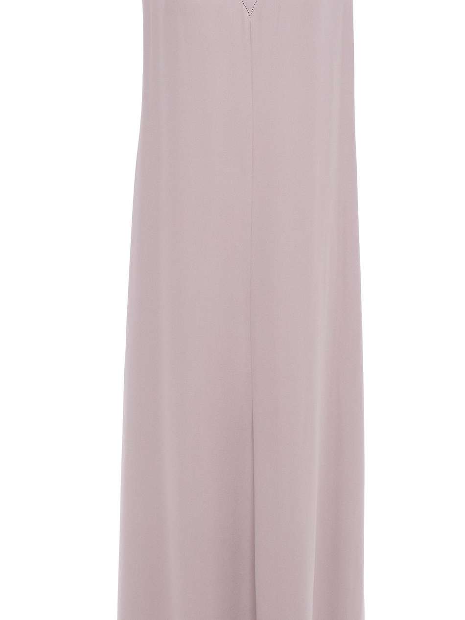 silk-georgette midi dress