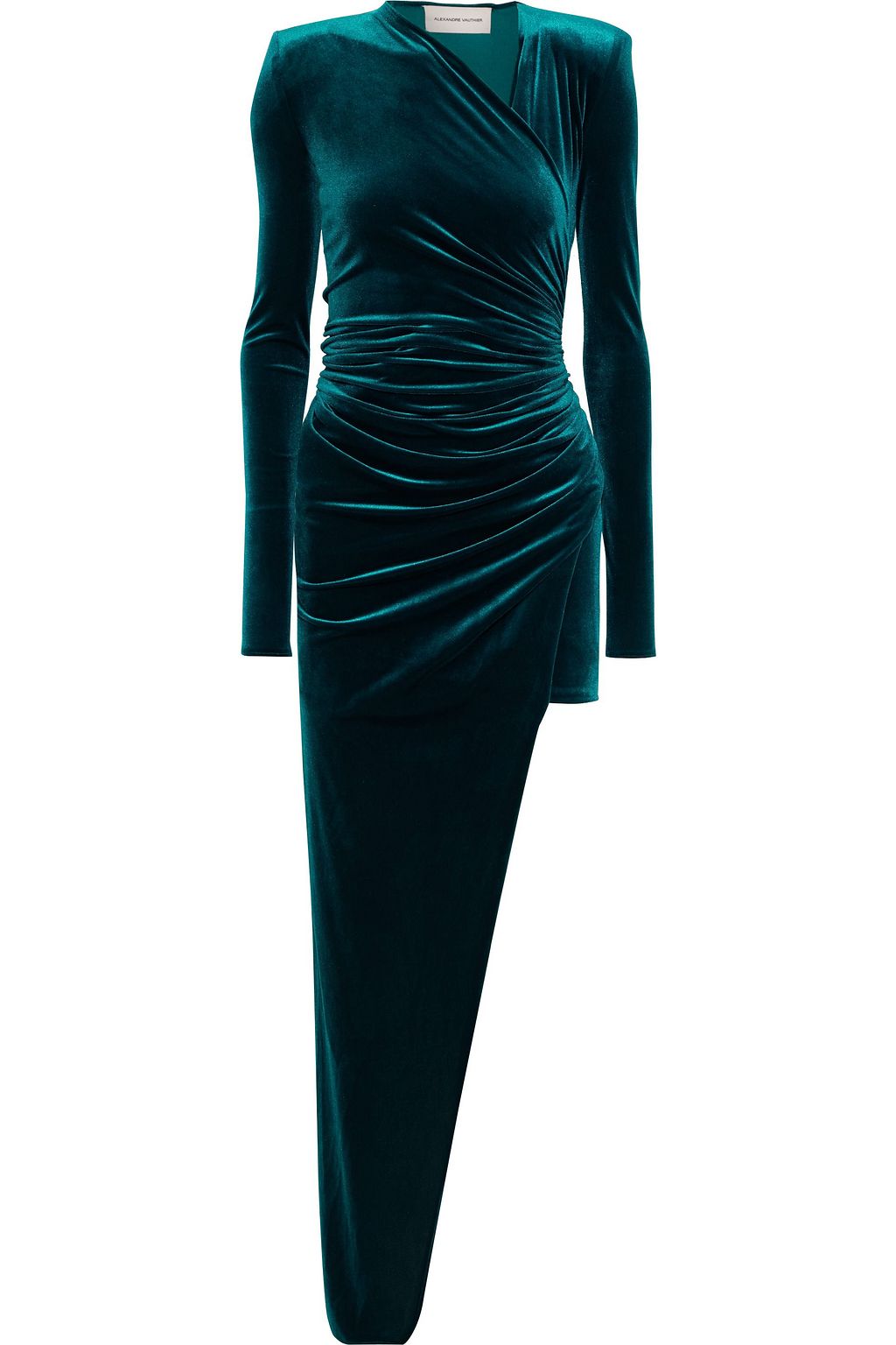 turquoise velvet dress