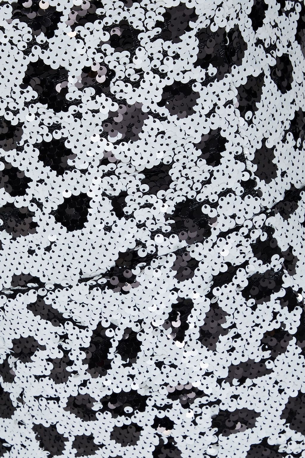 16ARLINGTON Strapless sequined crepe midi dress