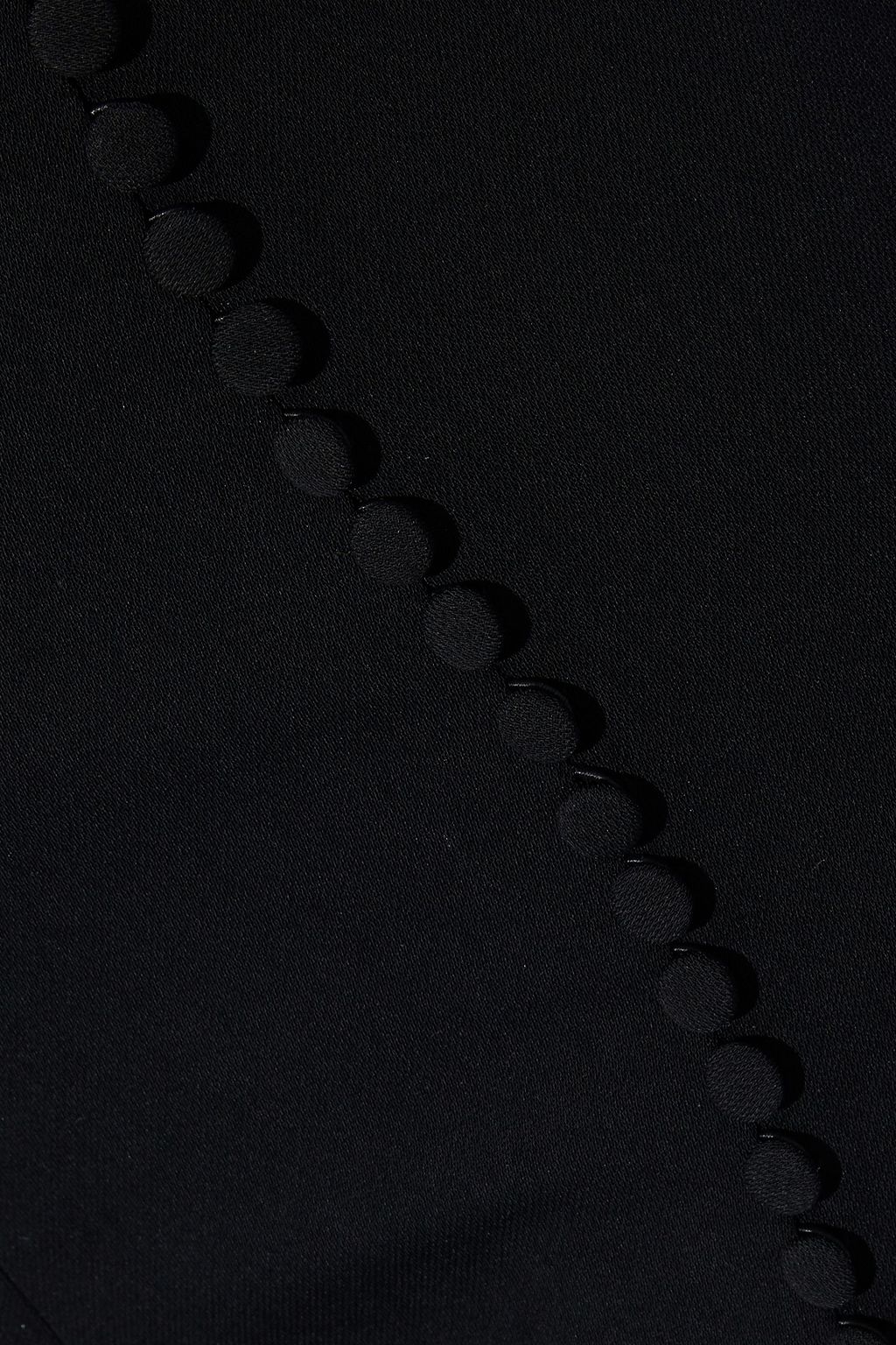 16ARLINGTON Button-embellished crepe straight-leg pants