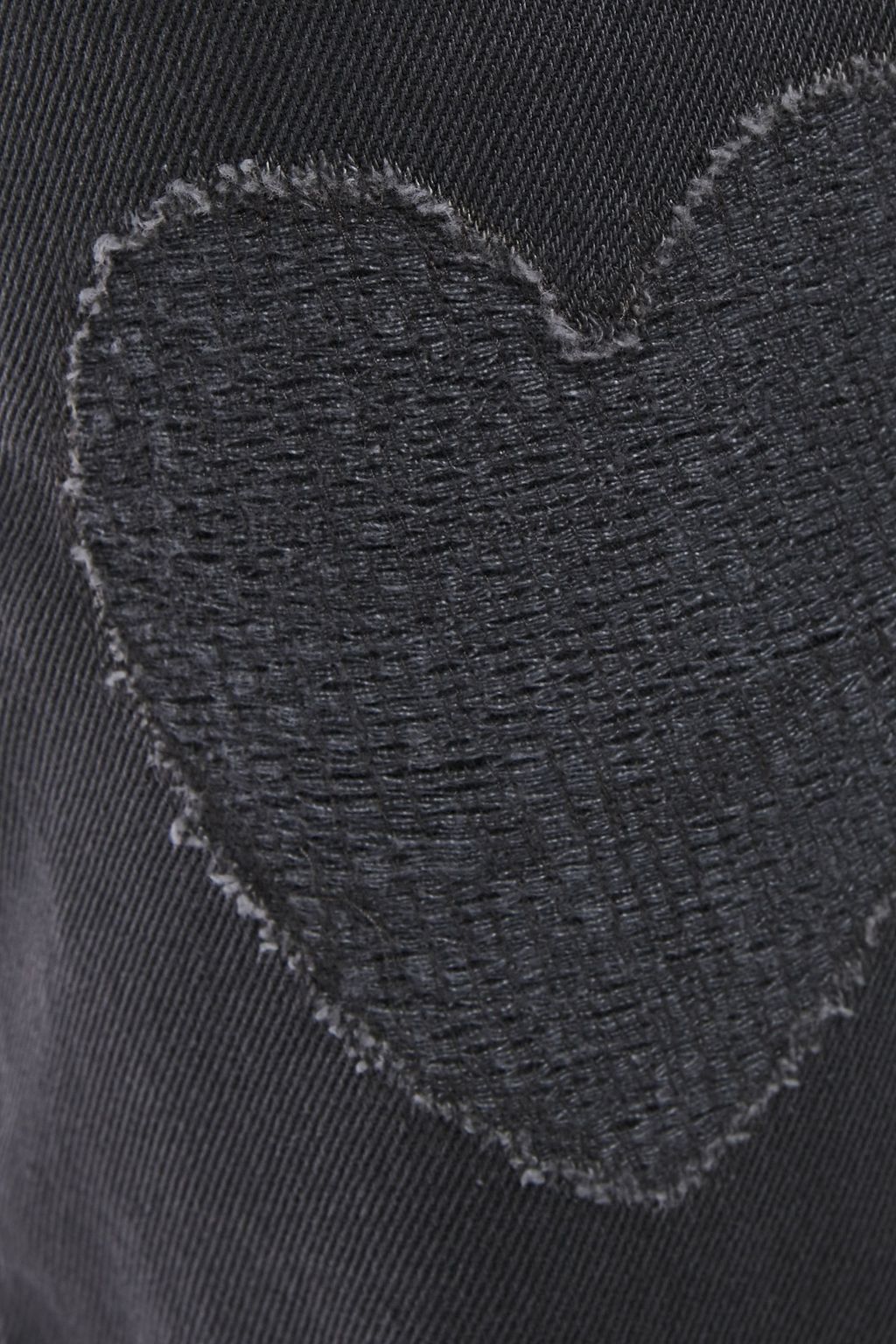 LOVE MOSCHINO Distressed high-rise straight-leg jeans