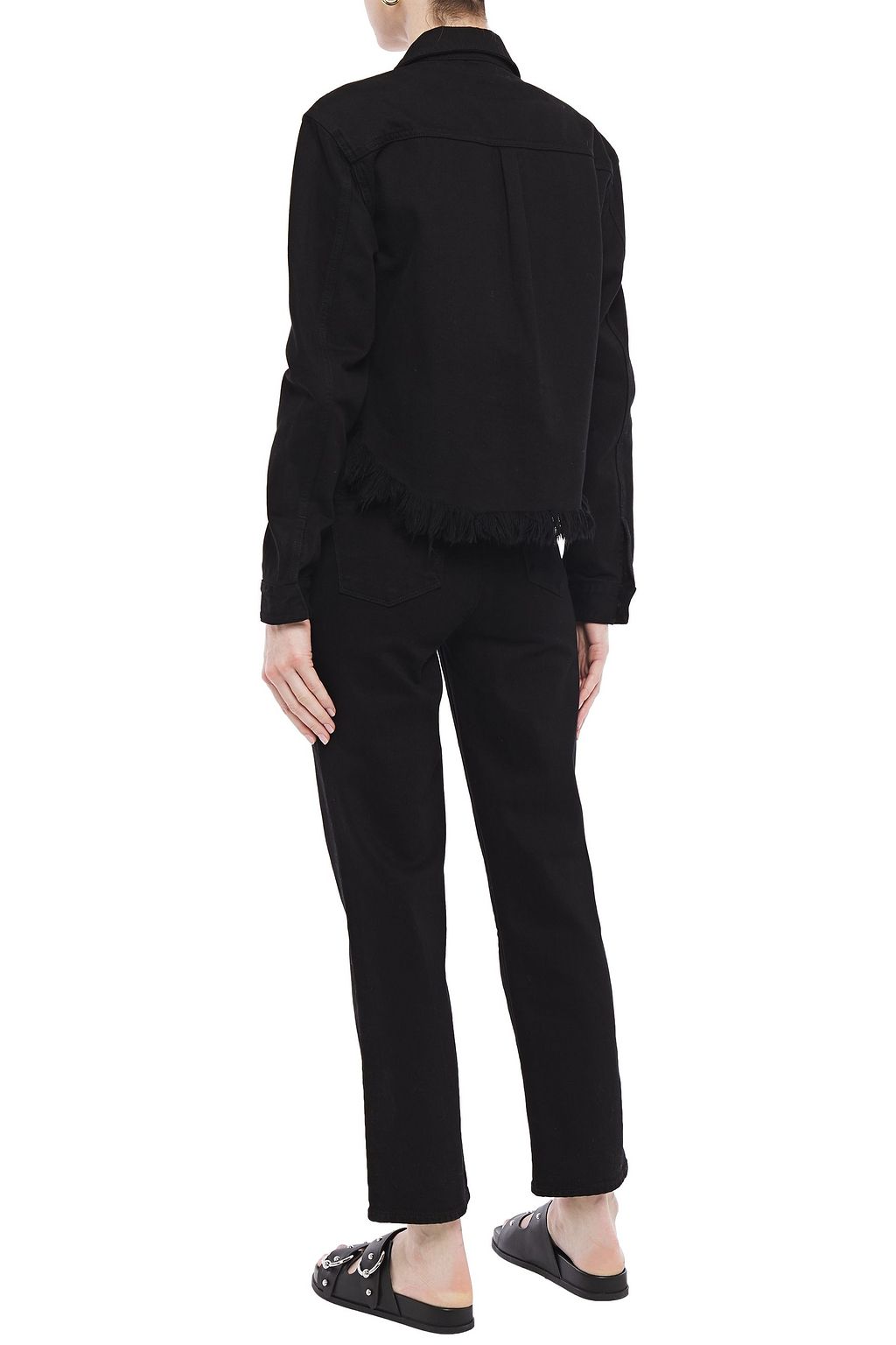 J BRAND High-rise straight-leg jeans