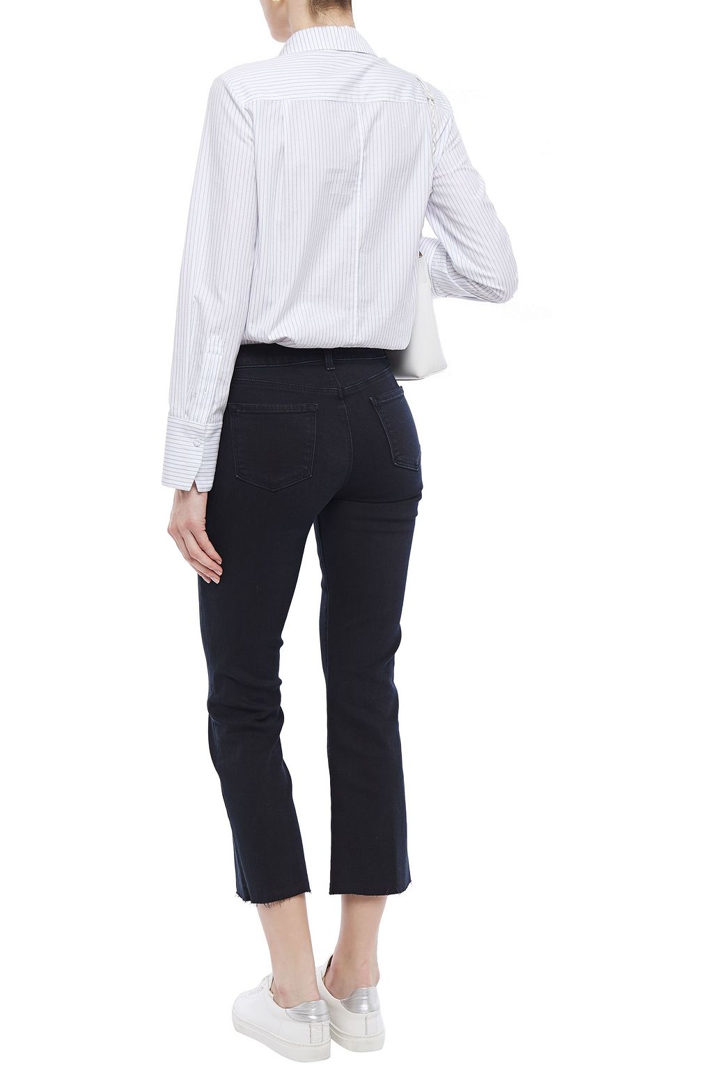 J BRAND Selena cropped mid-rise bootcut jeans