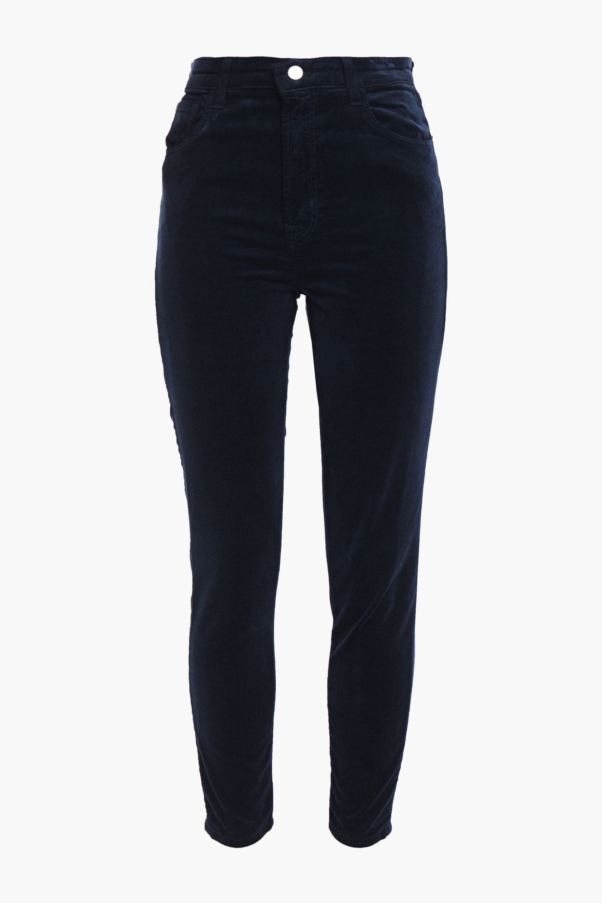 J BRAND Leenah cotton-blend velvet skinny pants thumbnail