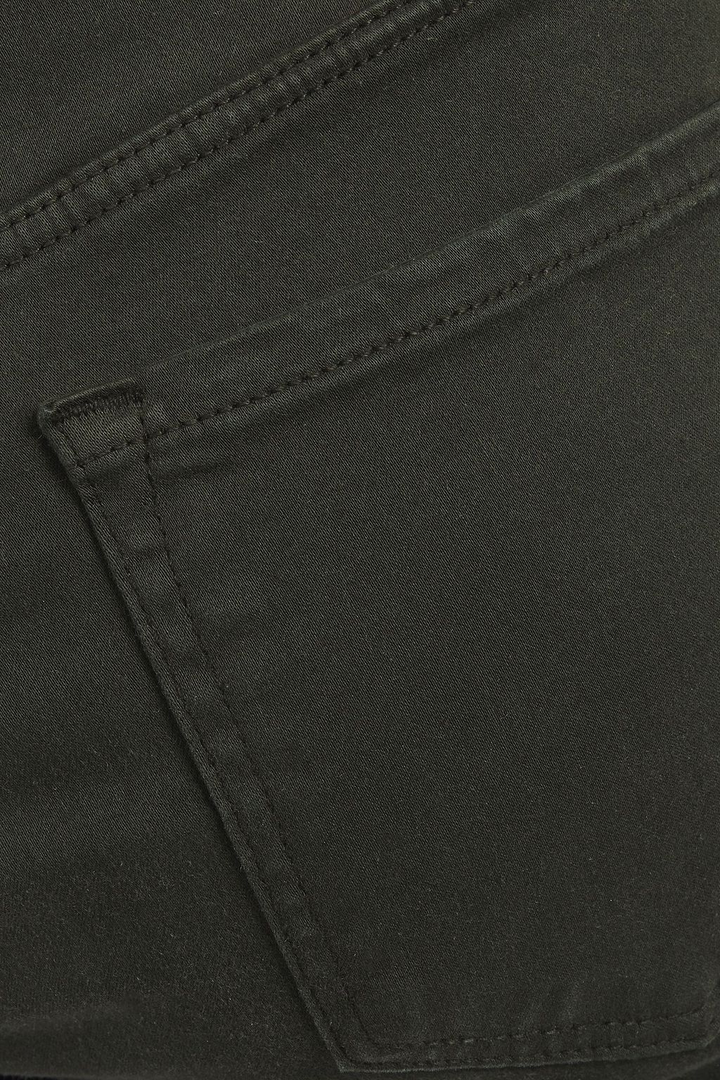 J BRAND Cropped cotton-blend skinny pants