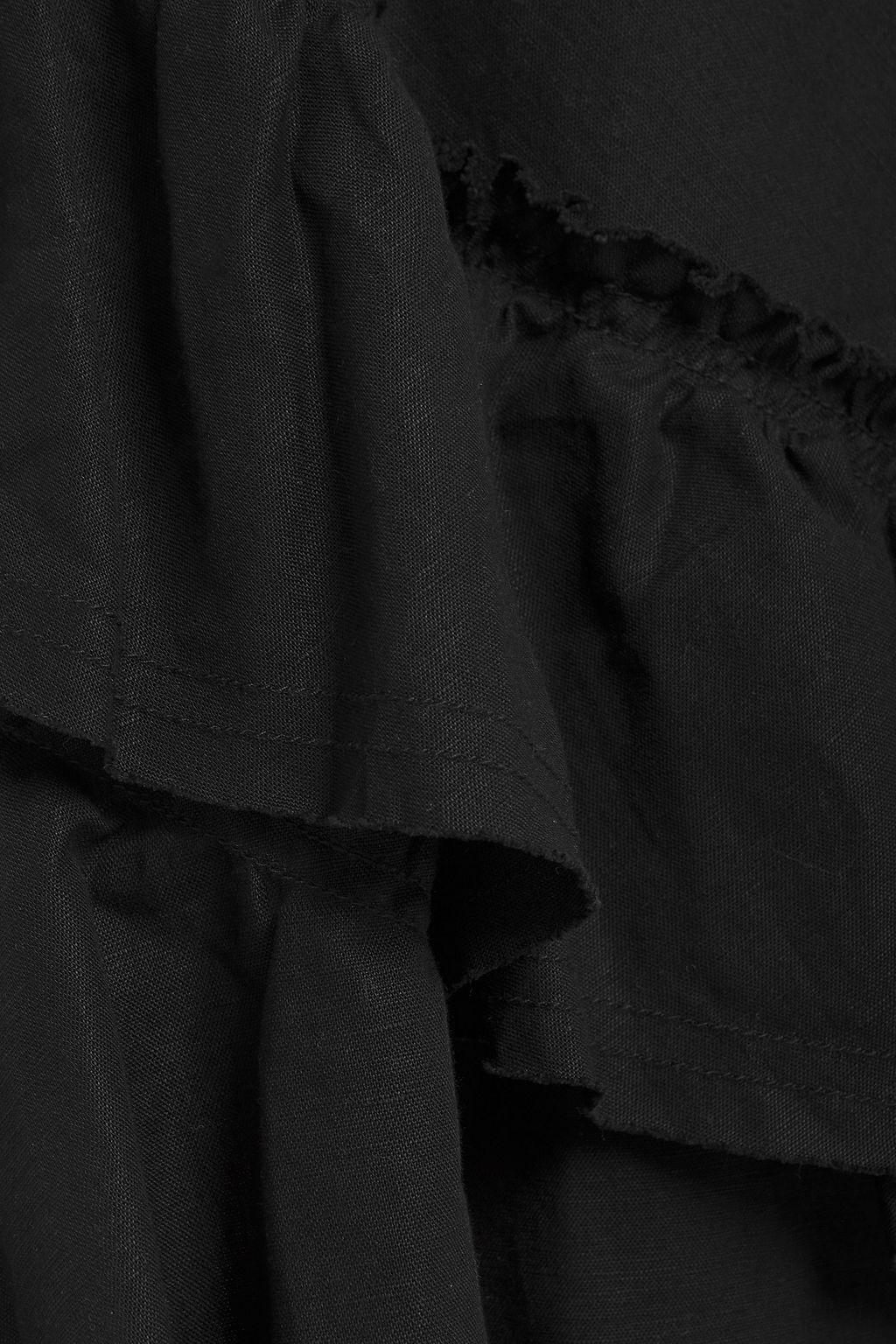 IRO Billow ruffled linen and cotton-blend mini dress