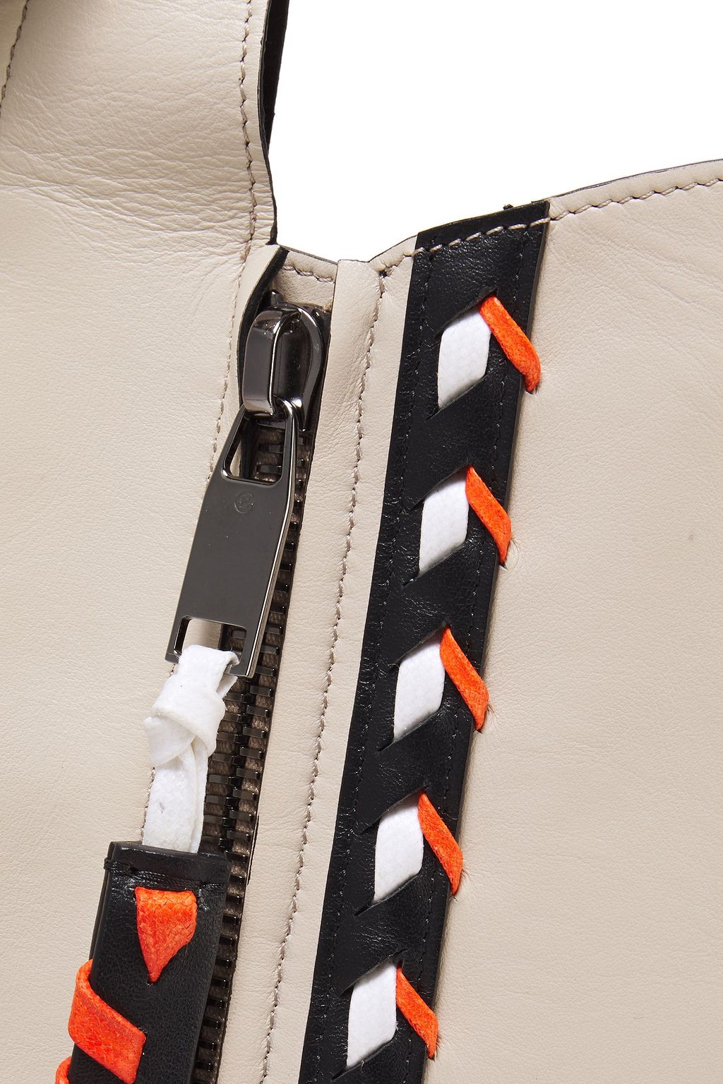 ELENA GHISELLINI Estia Small whipstitched leather shoulder bag