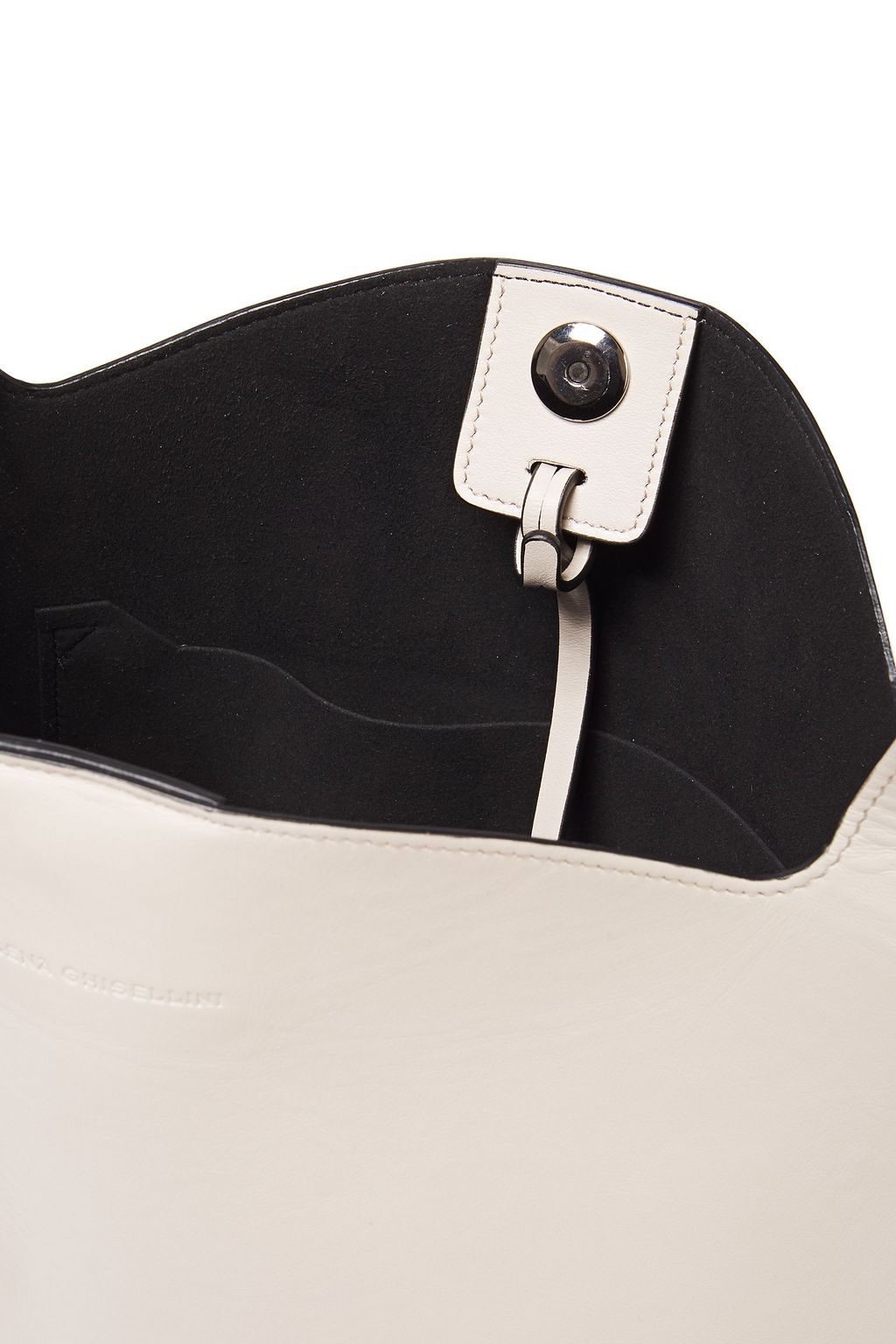 ELENA GHISELLINI Estia Small whipstitched leather shoulder bag
