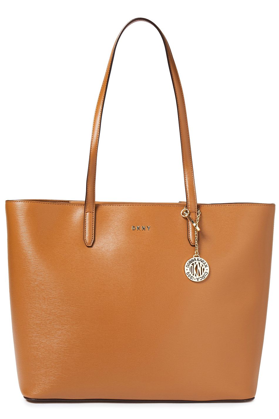 dkny textured leather tote