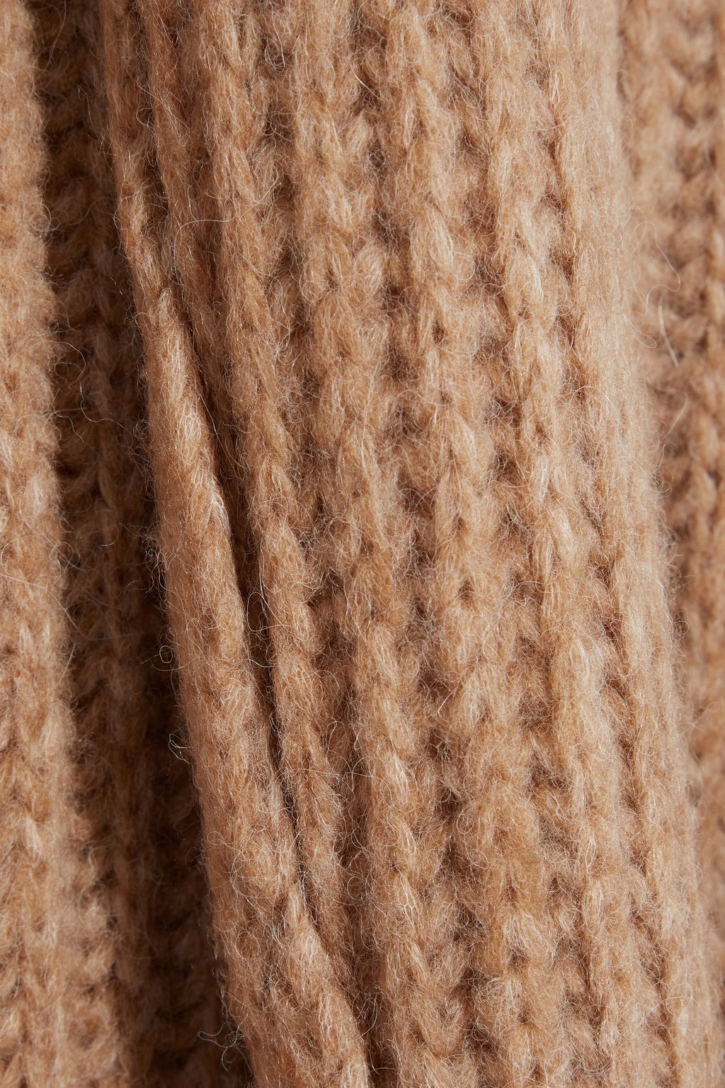 DIANE VON FURSTENBERG Belted ribbed-knit cardigan