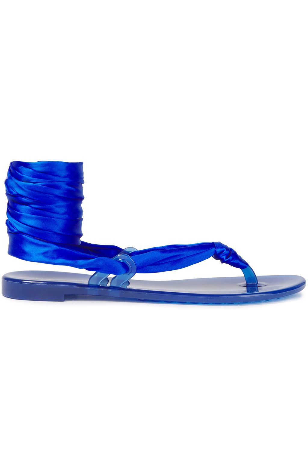 bright blue sandals