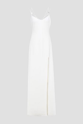 david koma side split midi dress