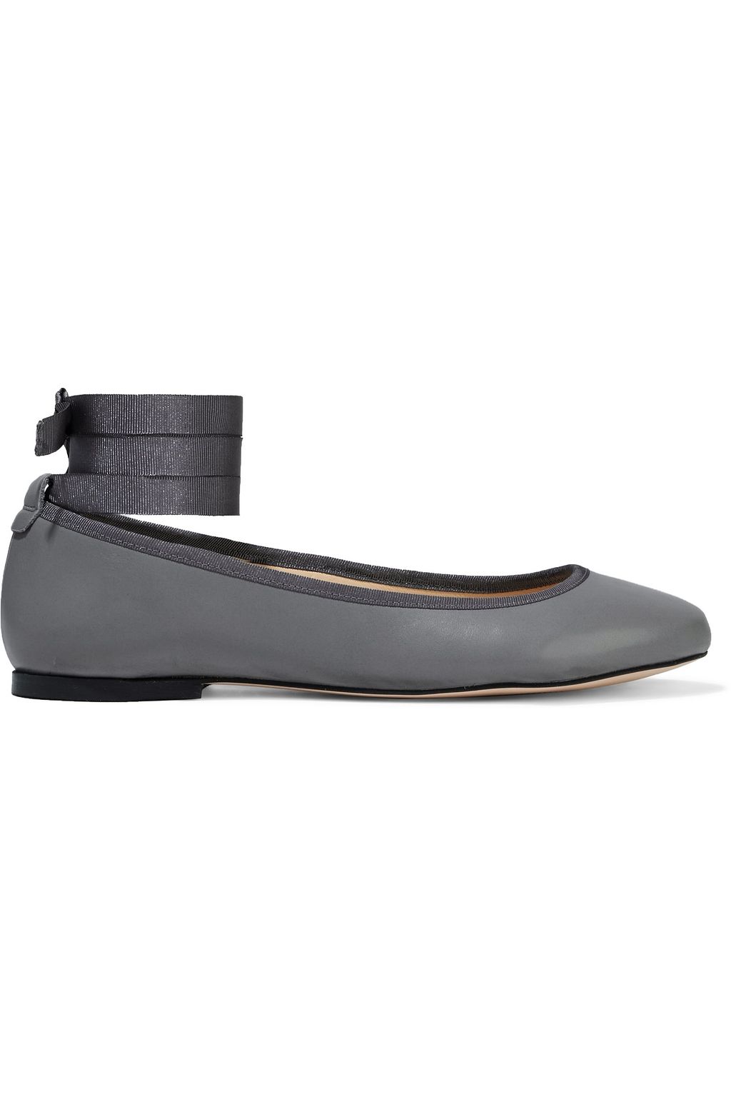 french sole black ballet flats