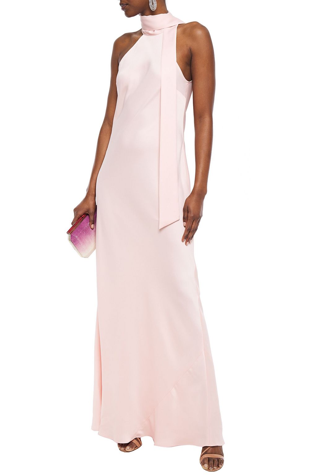JAY GODFREY Brisco satin-crepe gown