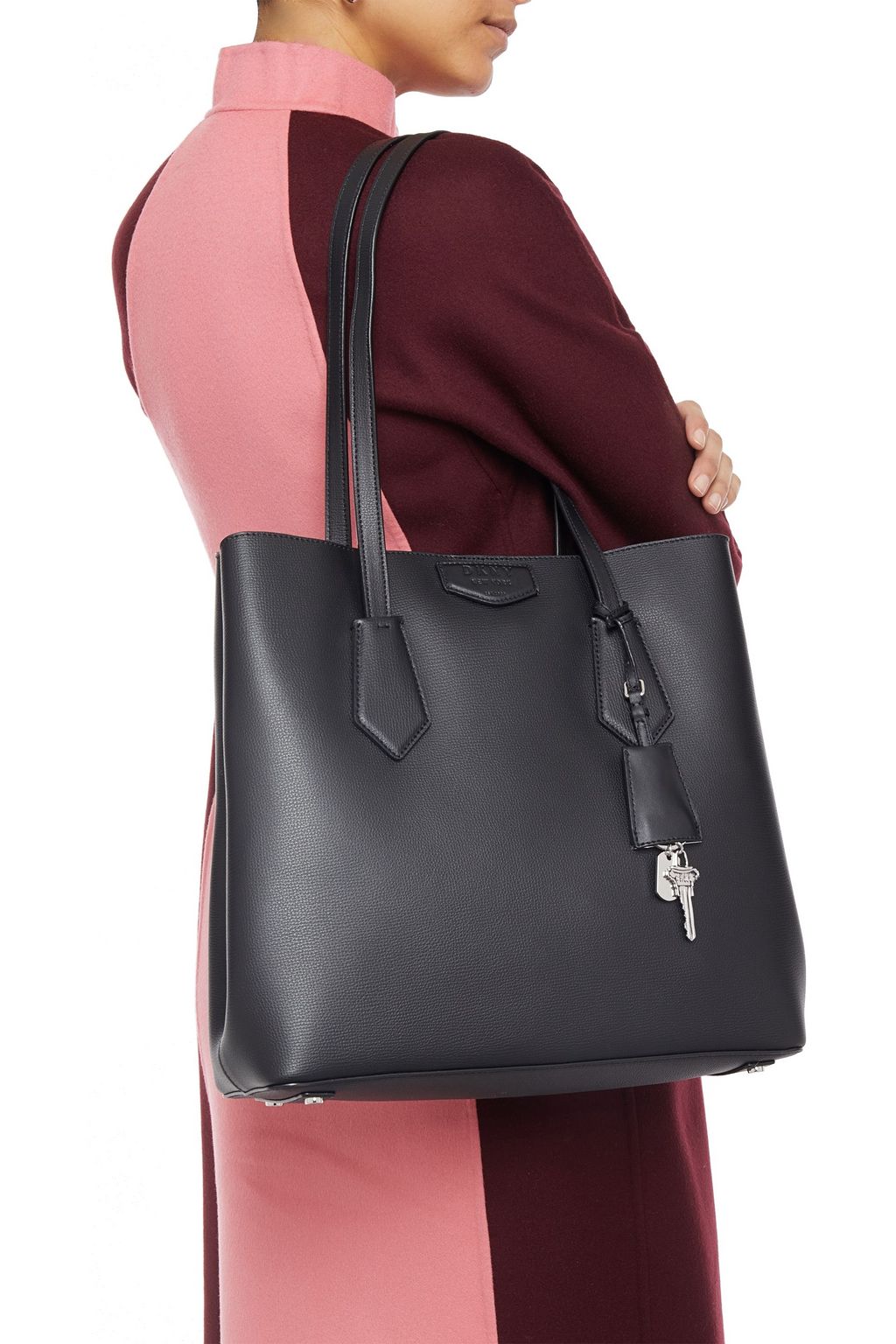 dkny sullivan leather tote