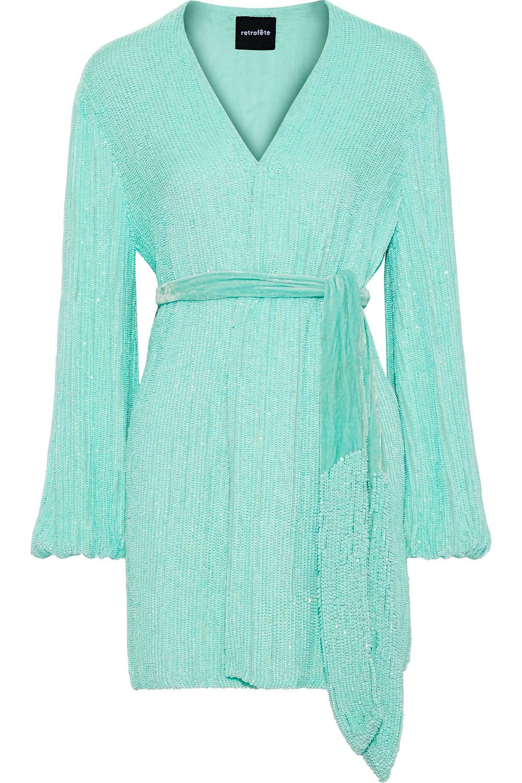 mint velvet sequin dress