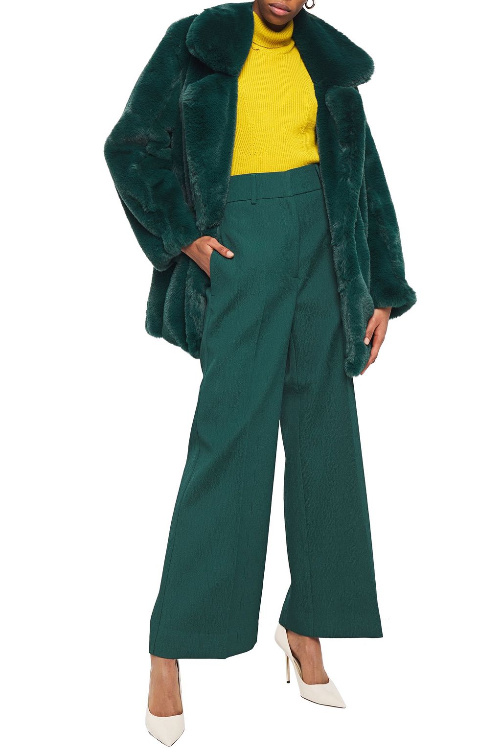 EACH X OTHER Faux fur coat