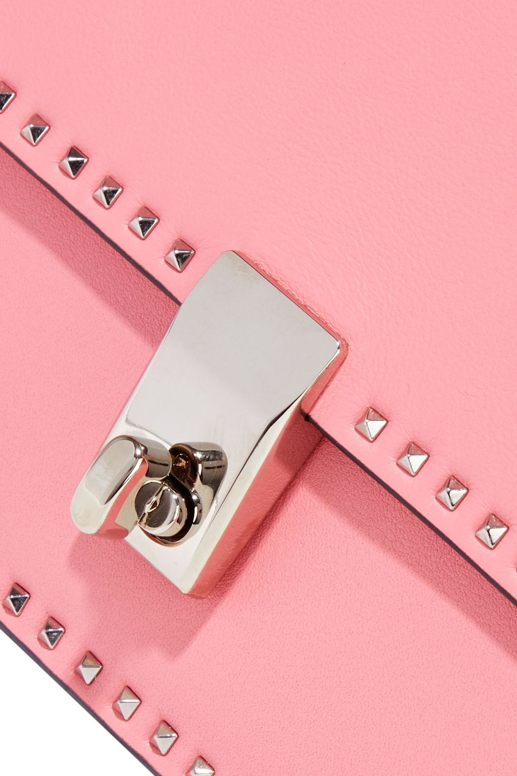 VALENTINO GARAVANI Stud Stitching leather shoulder bag