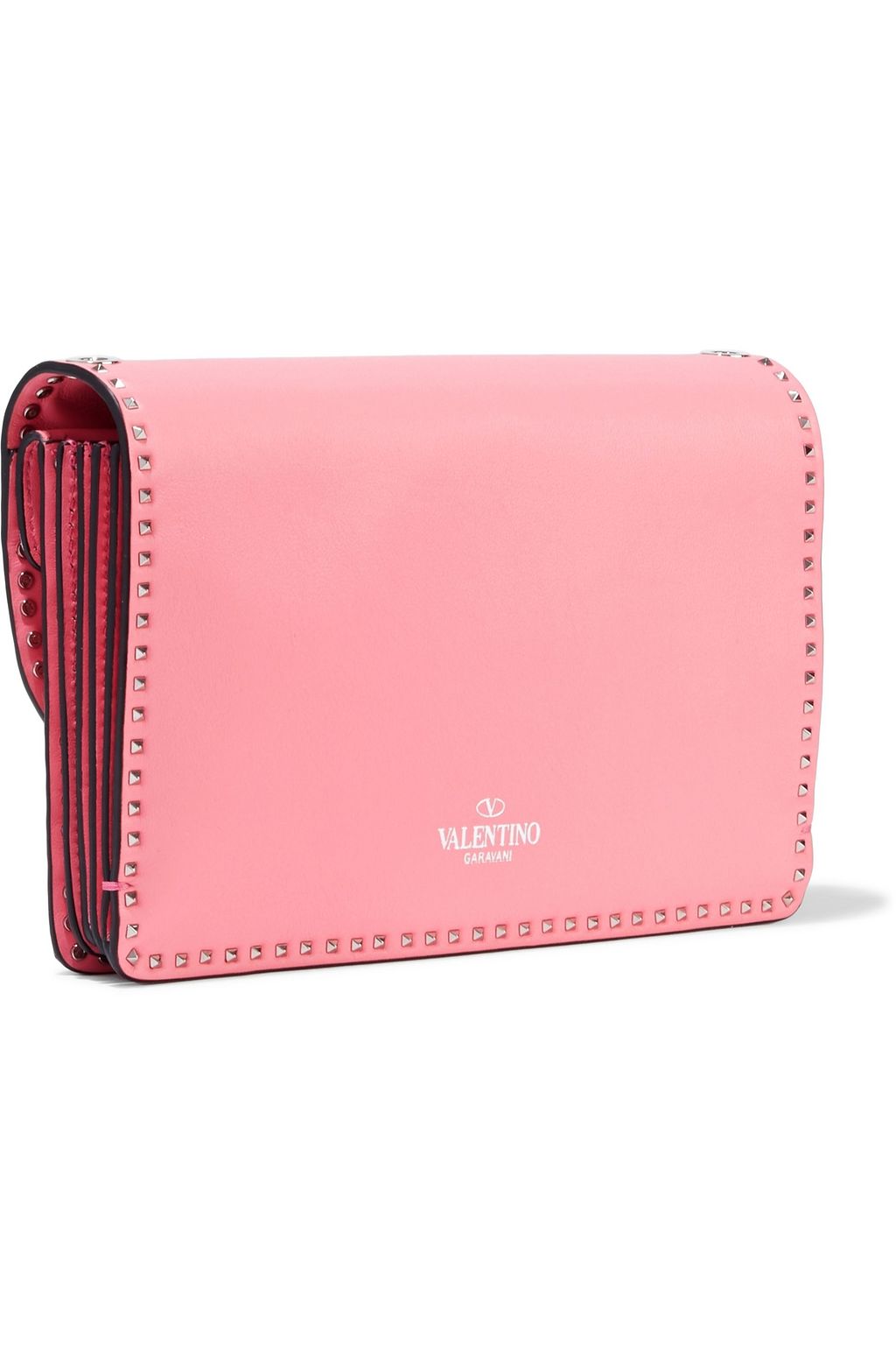 VALENTINO GARAVANI Stud Stitching leather shoulder bag