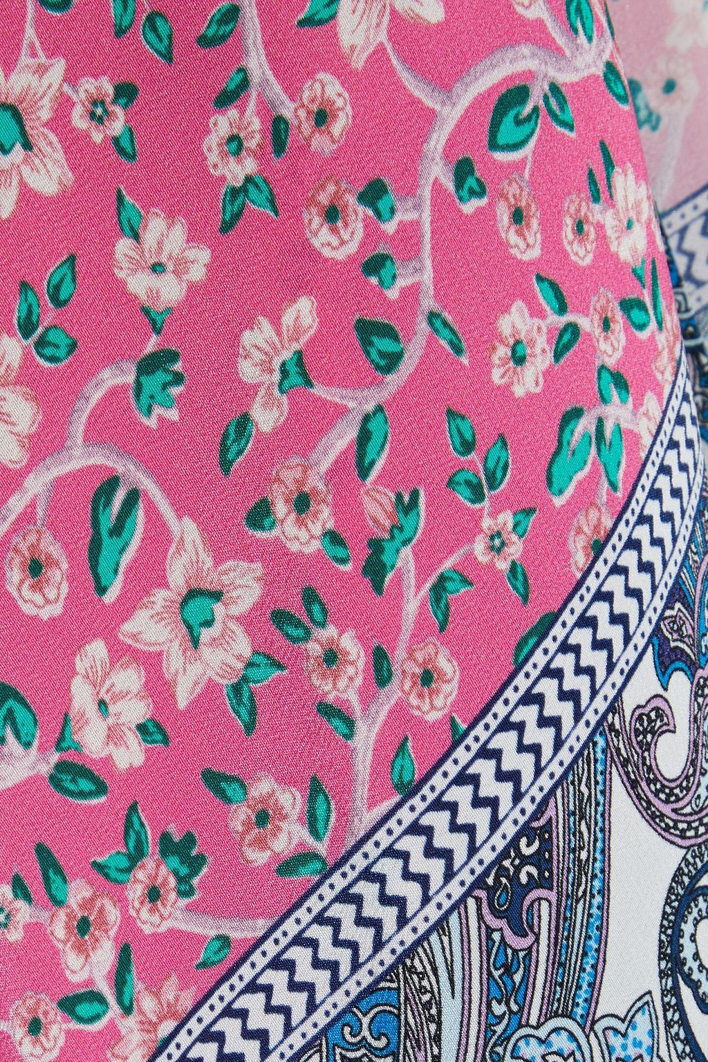 TIGERLILY Noelani printed silk crepe de chine kimono