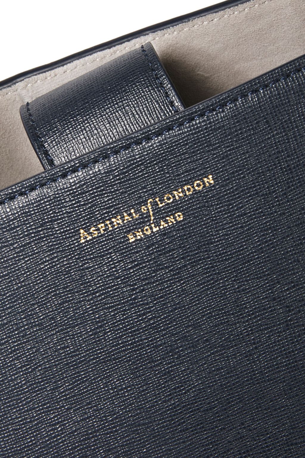 ASPINAL OF LONDON Regent textured-leather tote