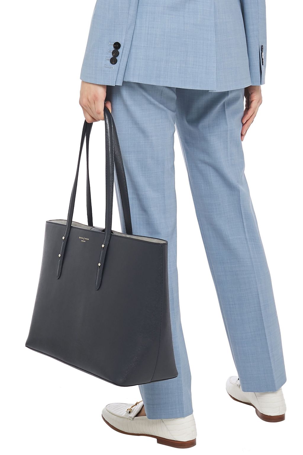 ASPINAL OF LONDON Regent textured-leather tote