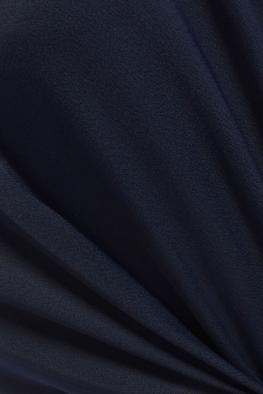 LES HÉROÏNES BY VANESSA COCCHIARO Twisted draped satin-crepe top