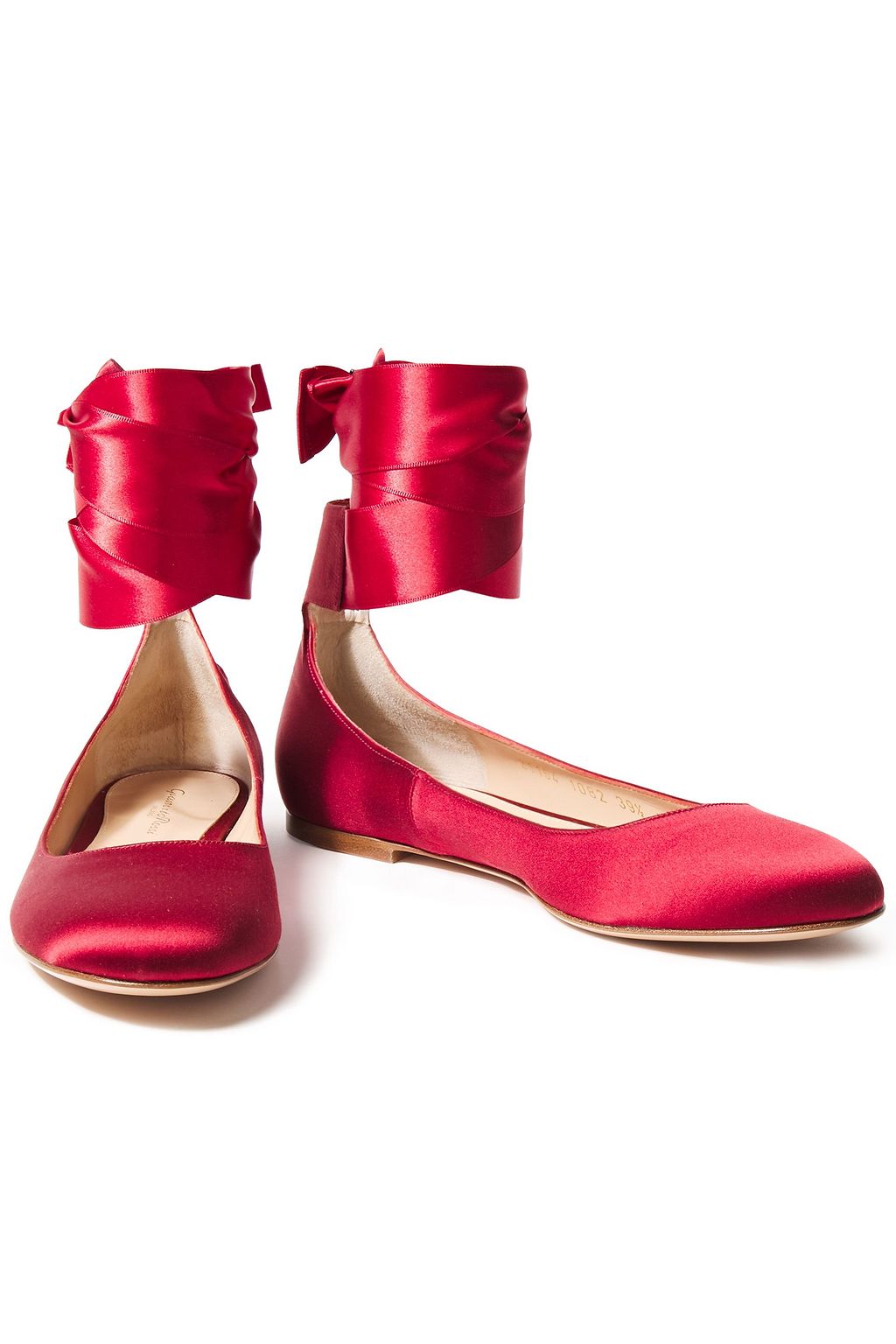 GIANVITO ROSSI Odette satin ballet flats