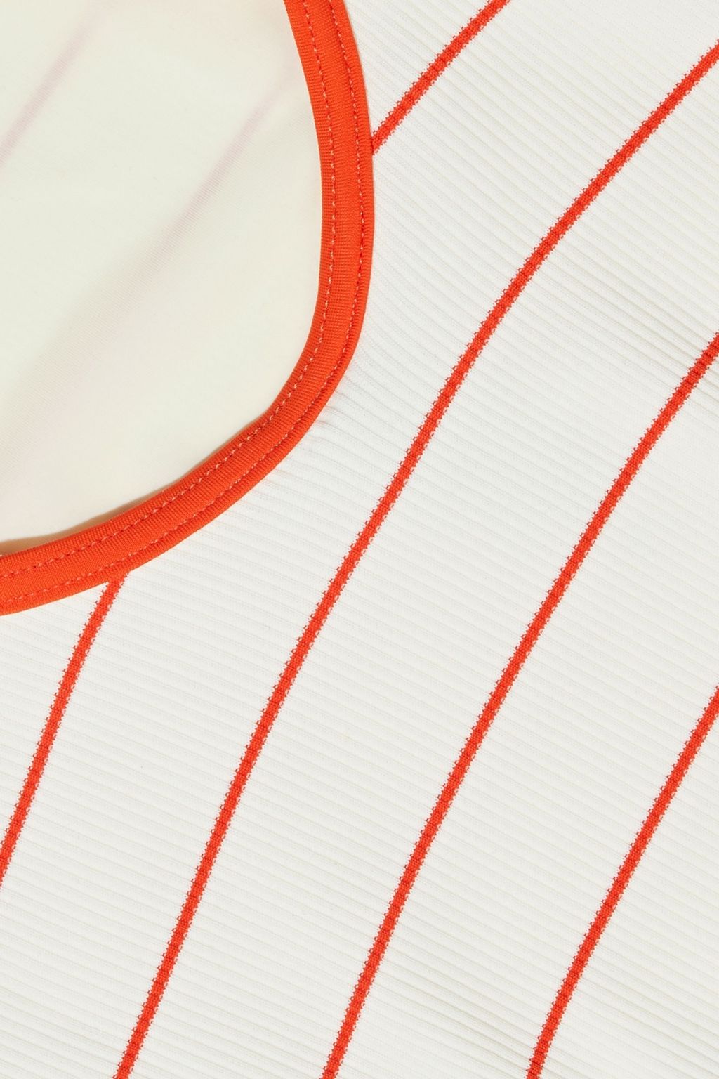 SOLID & STRIPED The Chelsea striped ribbed swimsuit