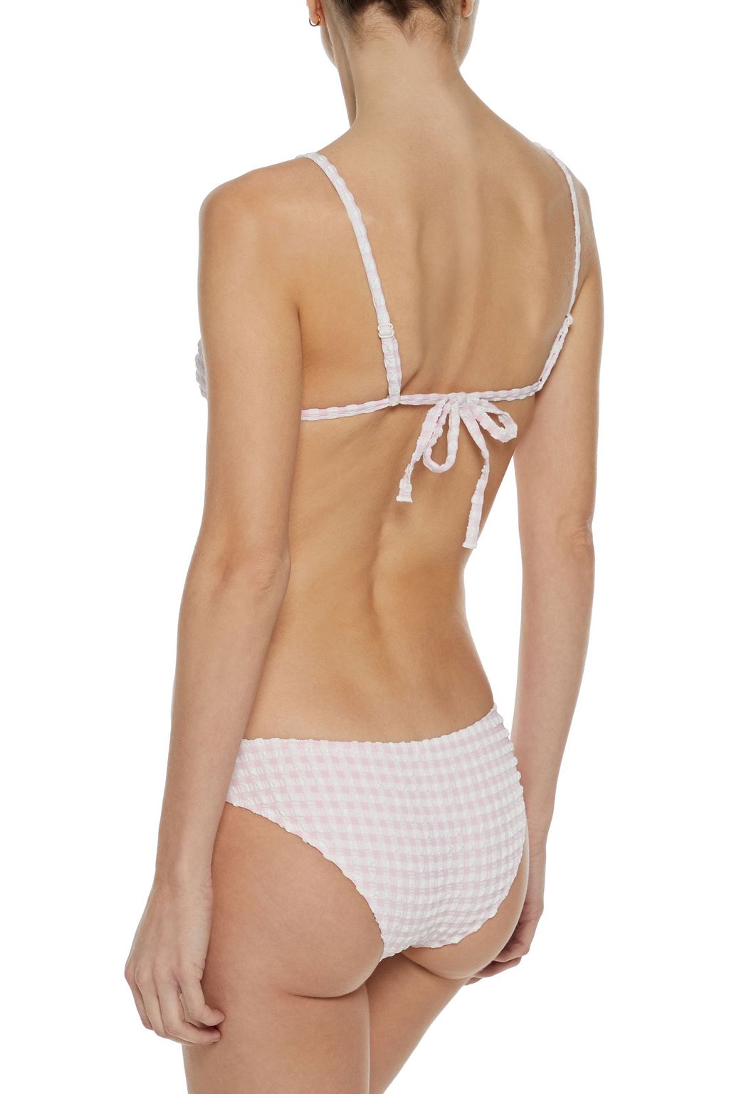 SOLID & STRIPED The Elle striped low-rise bikini briefs
