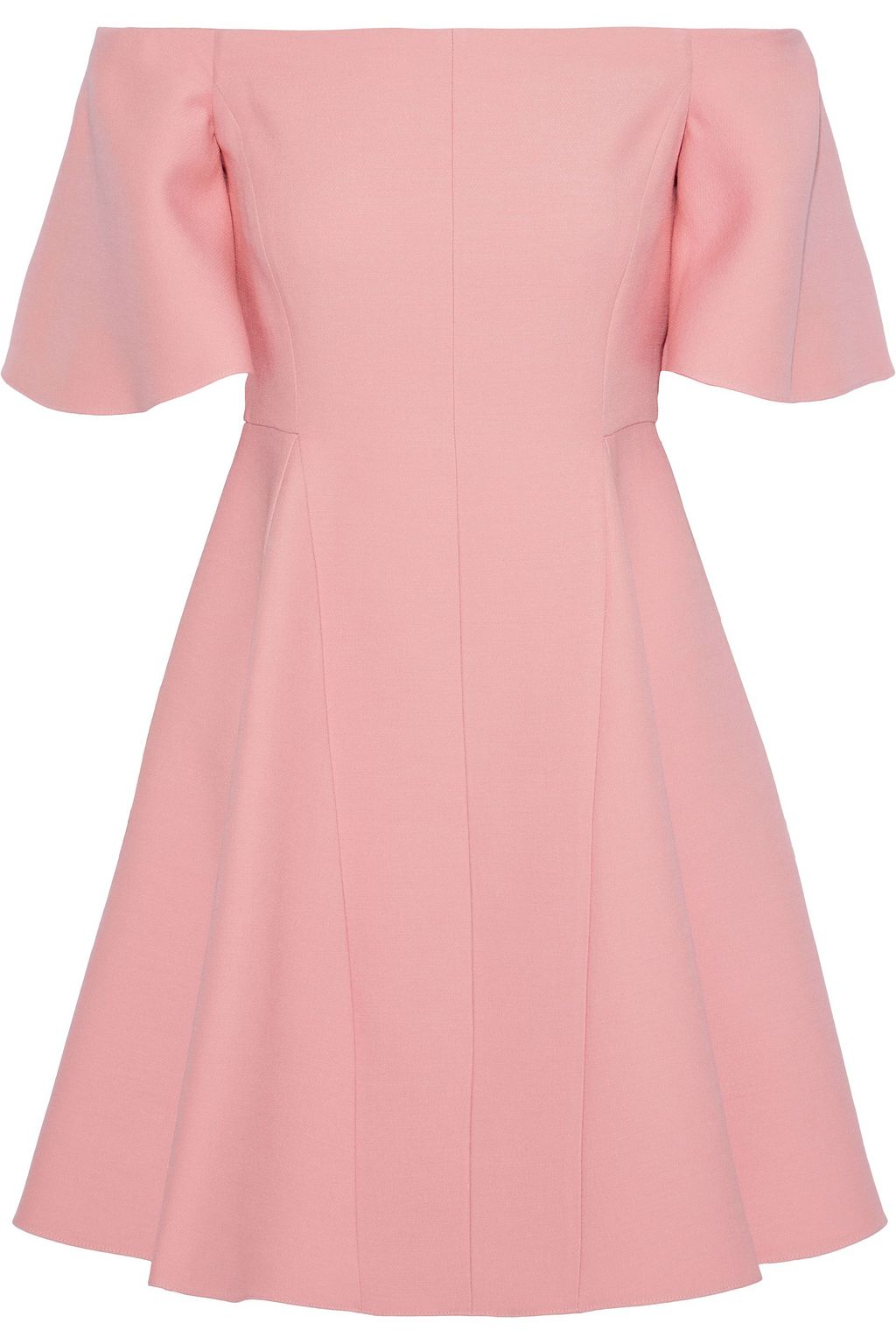 pink wool dress