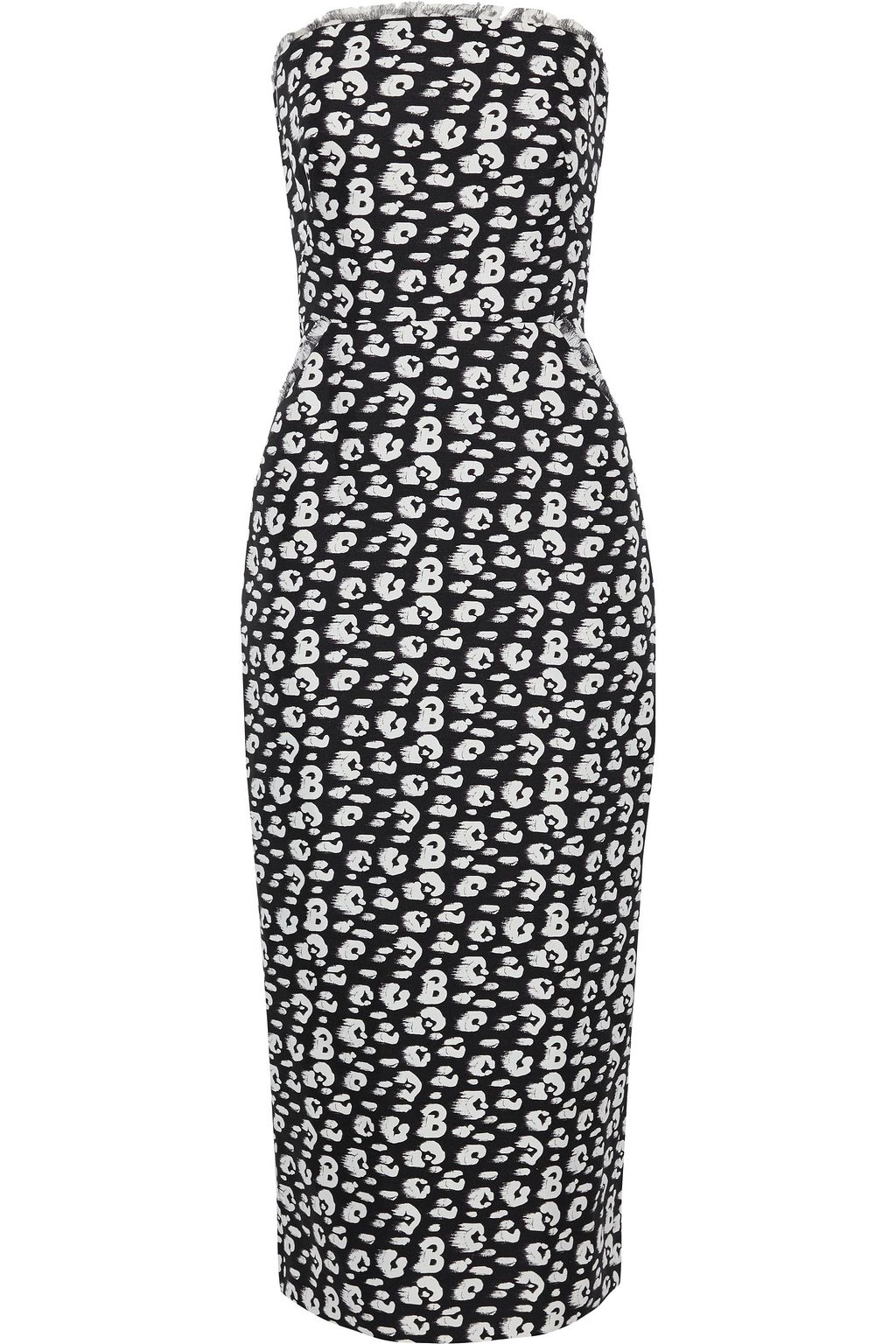 leopard print silk midi dress