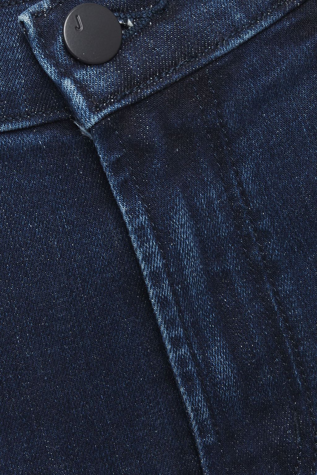 J BRAND Distressed high-rise skinny jeans