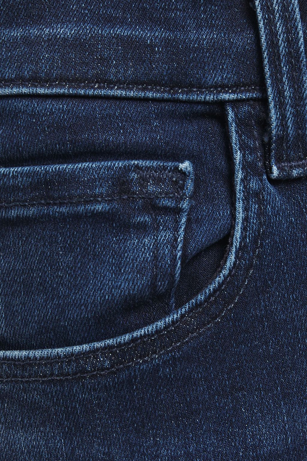 J BRAND Cropped high-rise slim-leg jeans