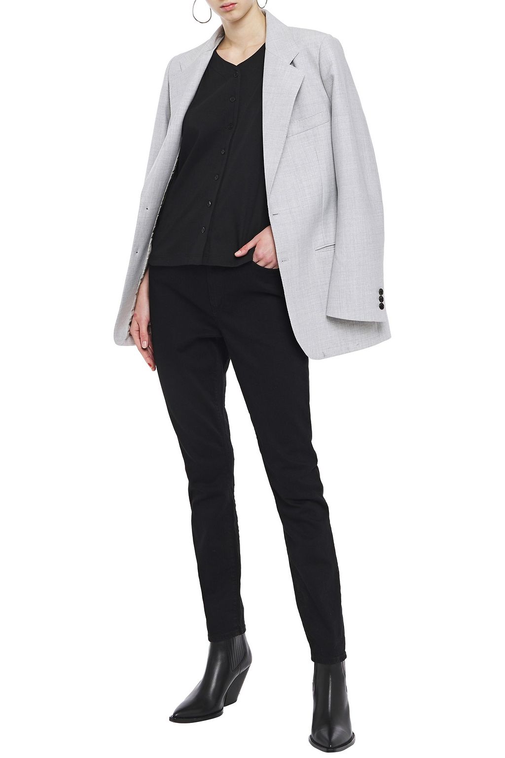 3X1 NYC W3 Channel Seam high-rise skinny jeans
