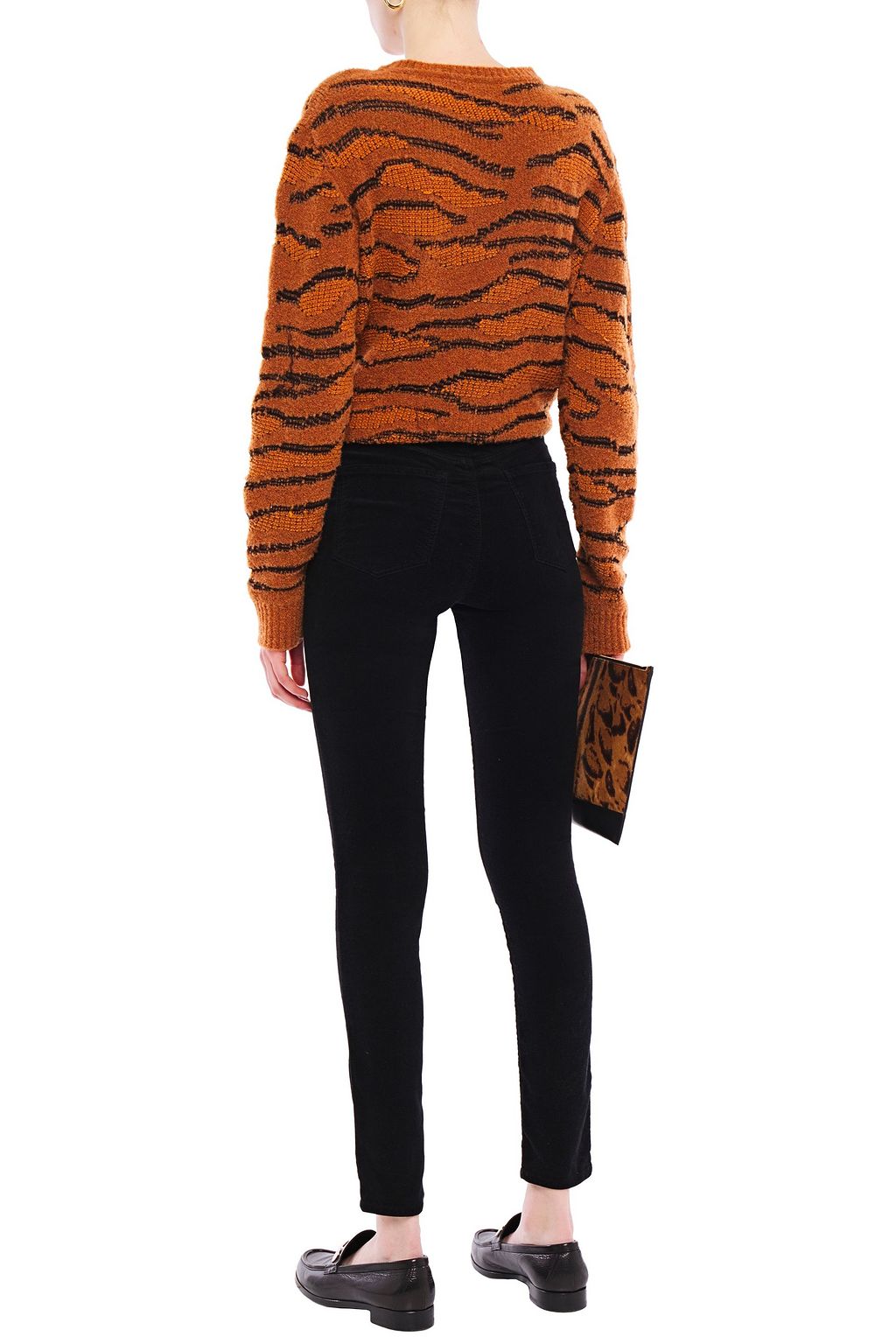 J BRAND Maria cotton-blend velvet skinny pants