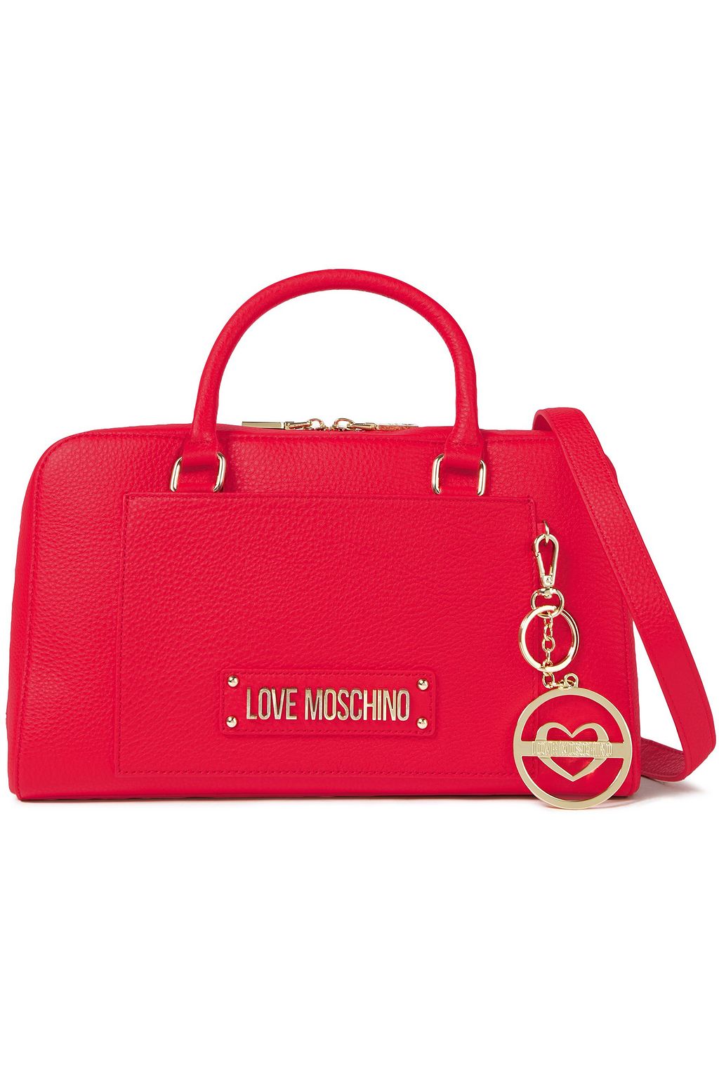 love moschino red shoulder bag