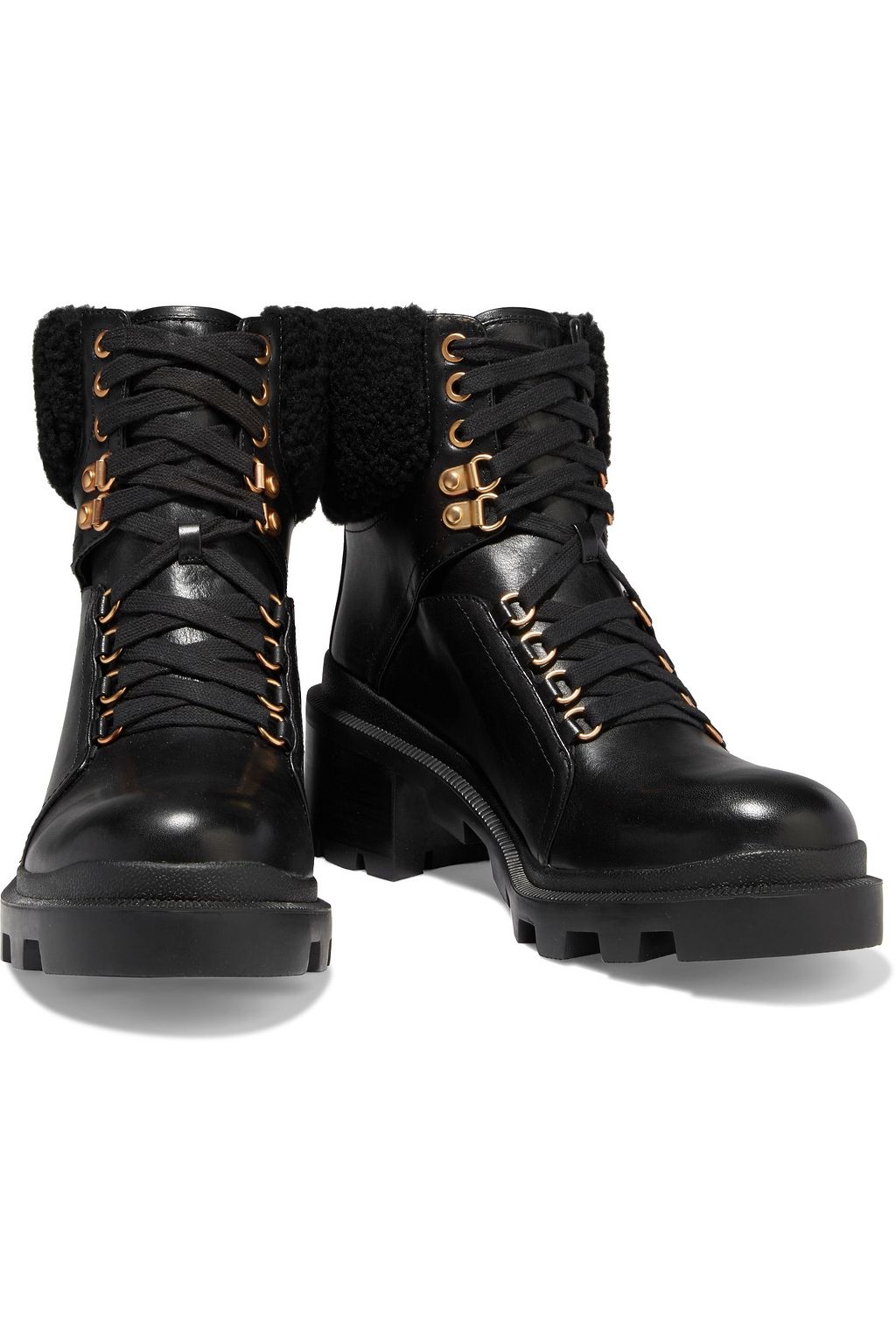 alice and olivia combat boots
