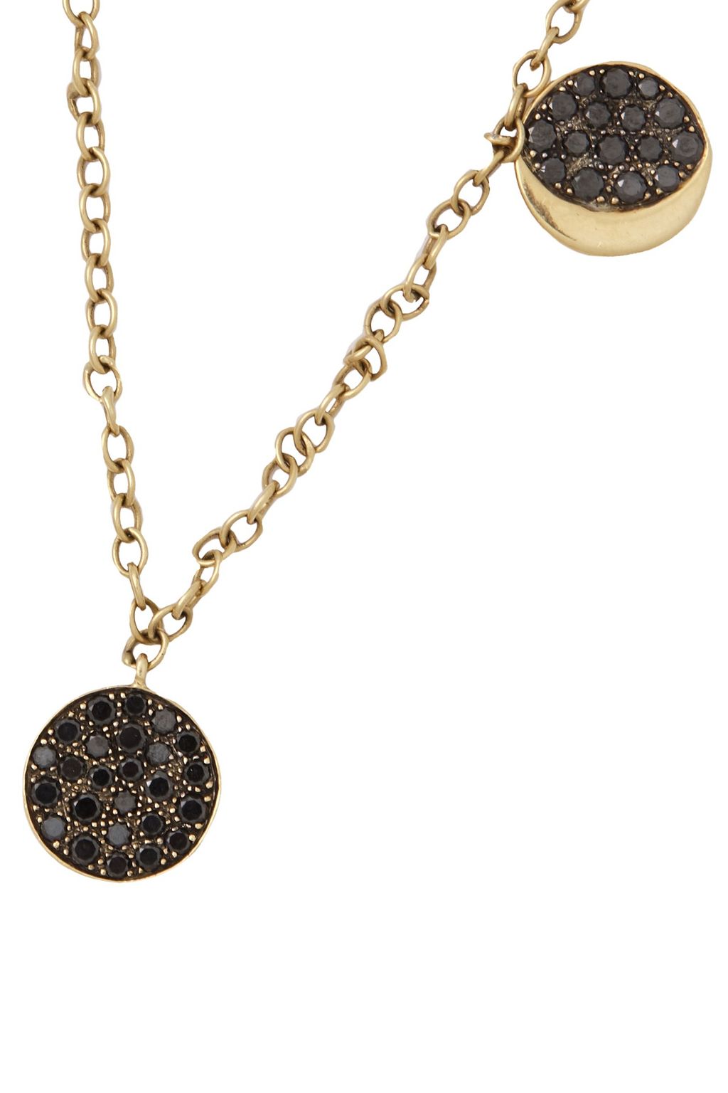 PAMELA LOVE Moon Phase 18-karat gold diamond necklace