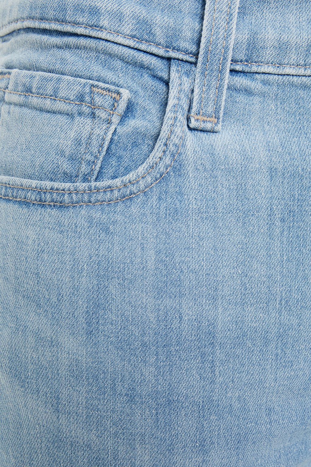 J BRAND クロップド ミッドライズ ストレートレッグ ジーンズ